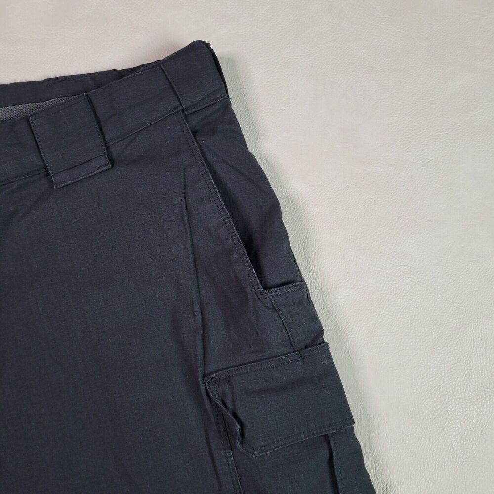 Spiewak Tactical Pants Mens 38×28 Black Utility Outdoor Zip Cargo Ripstop - Picture 3 of 12